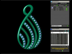 diamond rope pendant 3D Print Model