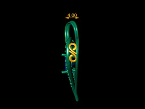 diamond heart pendant 011 3D Print Model