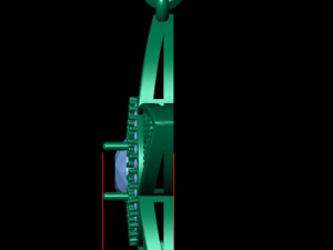 star flower pendant 3D Print Model