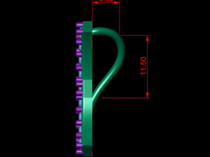 pisces zodiac diamond necklase Modello di stampa 3D