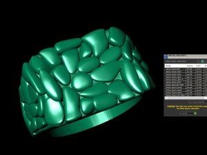 Plain nugget ring 2 Modelo de impresión 3D