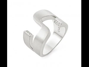 platinum diamond ring bands 002 3D Print Model