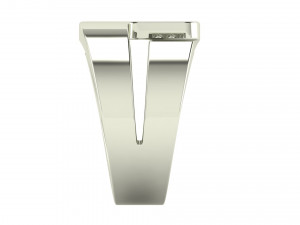 platinum diamond ring bands 002 Modelo de Impressão 3D