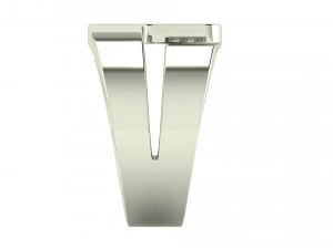 platinum diamond ring bands 002 3D Print Model