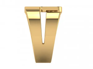 platinum diamond ring bands 002 3D Print Model