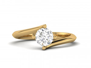 princess diamond engagement ring 002 Modelo de impresión 3D