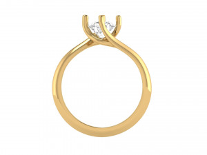 princess diamond engagement ring 002 Modelo de impresión 3D