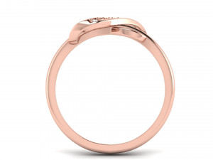 ribbon knot ring Modello di stampa 3D
