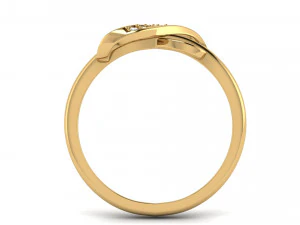 ribbon knot ring 3D Print Model