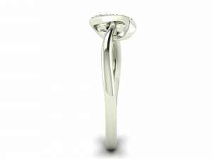 ribbon knot ring Modello di stampa 3D