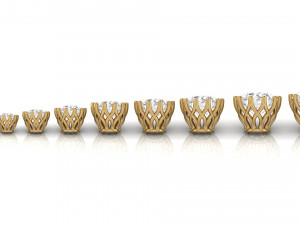 ring heads type 2 - 10pc Model do druku 3D