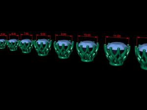 ring heads type 2 - 10pc Model do druku 3D