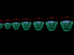 ring heads type 2 - 10pc Model do druku 3D