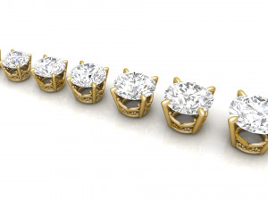 ring heads type 3 - 7pc 3D 打印模型