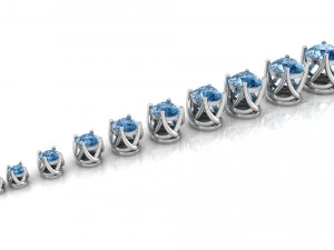 teste ad anello tipo 4 - 10pz Modello di stampa 3D