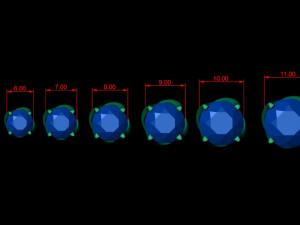 ring heads type 4 - 10pc Model do druku 3D
