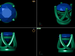 teste ad anello tipo 4 - 10pz Modello di stampa 3D