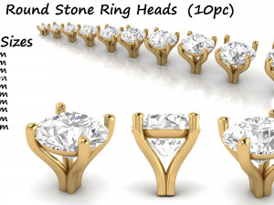 ring heads type 5 - 10pc Modello di stampa 3D