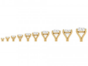 ring heads type 5 - 10pc 3D Принт Модель