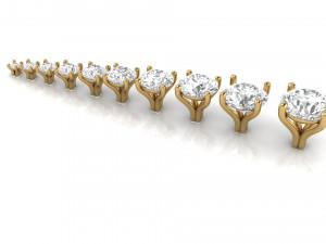 ring heads type 5 - 10pc 3D Принт Модель