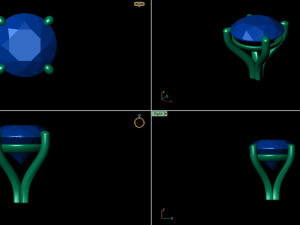 ring heads type 5 - 10pc 3D Принт Модель