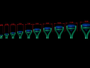 ring heads type 5 - 10pc 3D Принт Модель
