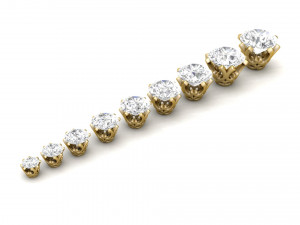 ring heads type 7 - 9pc 3Dプリントモデル