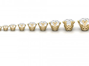 ring heads type 7 - 9pc 3Dプリントモデル