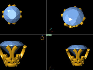 ring heads type 7 - 9pc 3Dプリントモデル