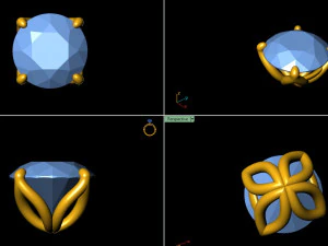ring heads type 8 - 10pc 3D Print Model