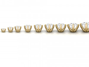 ring heads type 9 - 10pc 3D Print Model