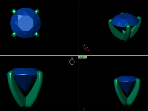 ring heads type 10 - 10pc Modelo de impresión 3D