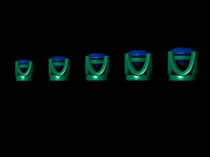 ring heads type 12 - 8pc 3D 打印模型