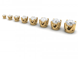 ring heads type 12 - 8pc 3D 打印模型