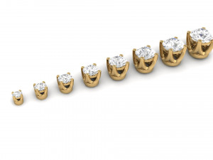 ring heads type 12 - 8pc 3D 打印模型
