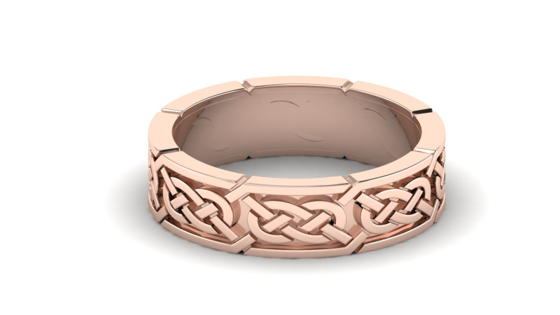 Wedding Band Ring 3D 打印模型 .c4d .max .obj .3ds .fbx .stl .blend 