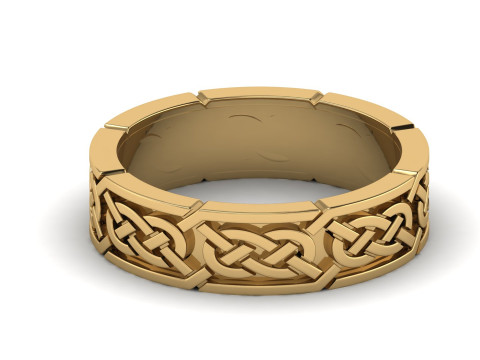 Wedding Band Ring 3D 打印模型