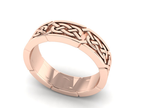 Wedding Band Ring 3D 打印模型