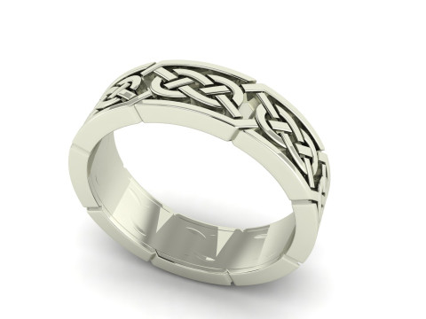 Wedding Band Ring 3D 打印模型