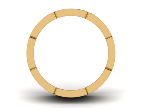 Wedding Band Ring 3D 打印模型