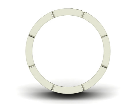 Wedding Band Ring 3D 打印模型