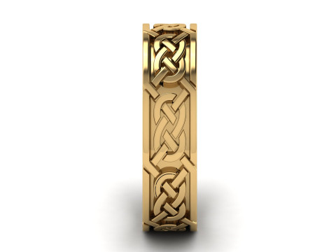 Wedding Band Ring 3D 打印模型