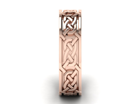 Wedding Band Ring 3D 打印模型