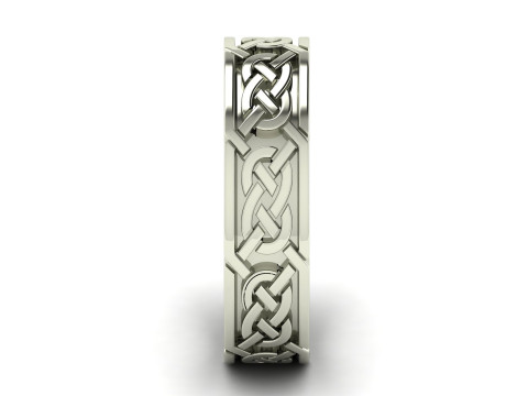 Wedding Band Ring 3D 打印模型