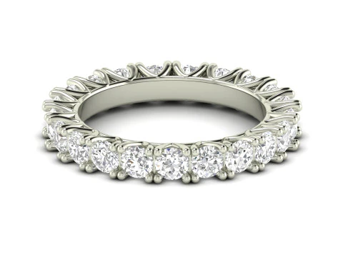 V Shape prong Diamond Ring 3D Print Model