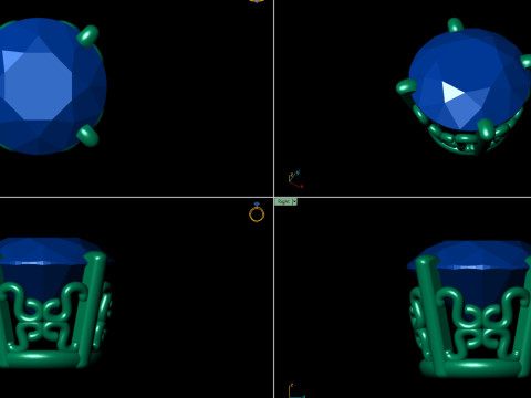 Ring Heads Type 13 -13pc Modèles 3D en vedette