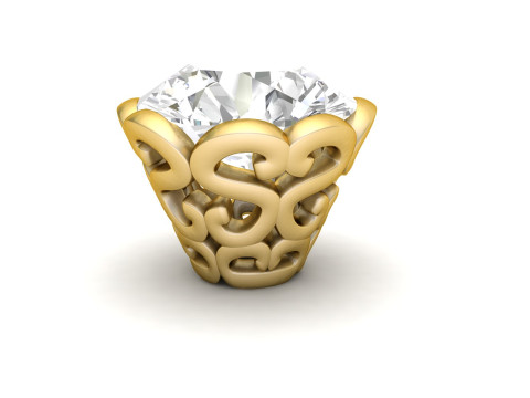 Ring Heads Type 14 -15pc 3D Принт Модель