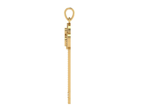 Diamond Key Pendant 3D Baskı Modeli