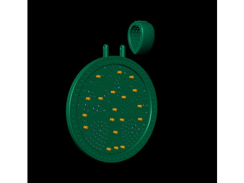 Diamond Tree Medallion Pendant 3D Print Model