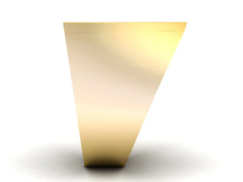 Anillo de campeones con forma de pir&aacute;mide triangular Modelo de impresión 3D